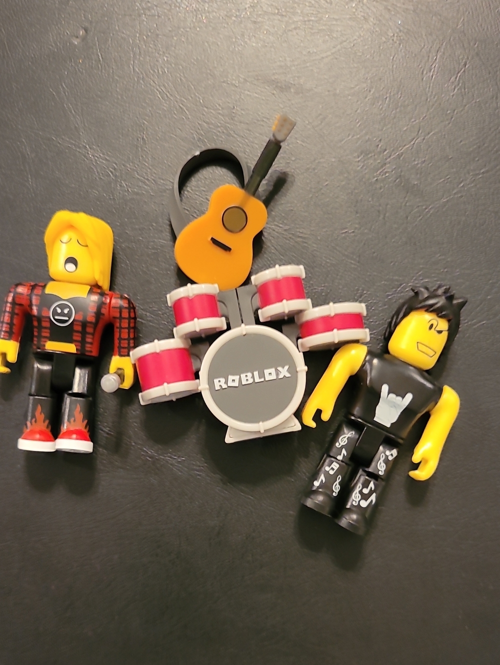 Roblox Rock Band Toy Set - Yellow, Red, Black